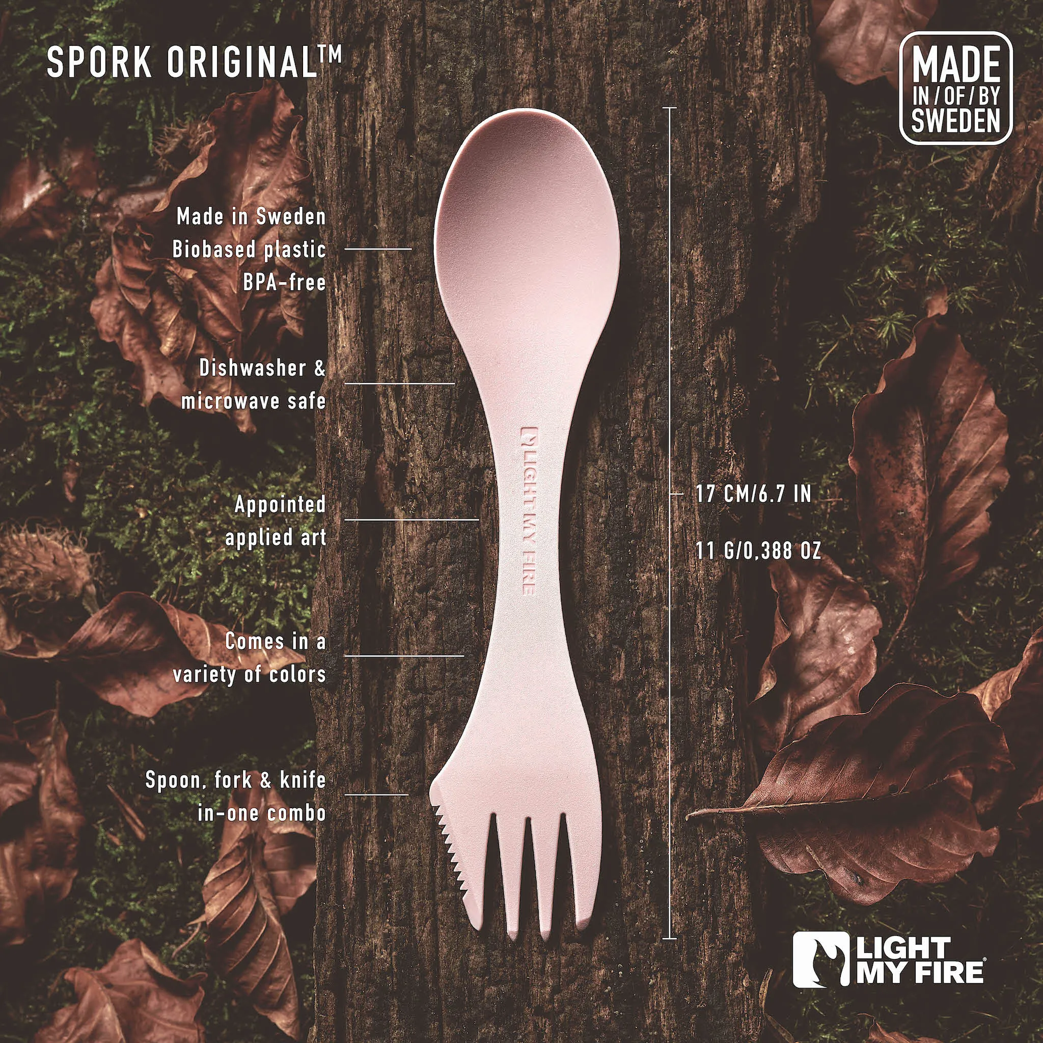 Light My Fire Spork Dusty Pink