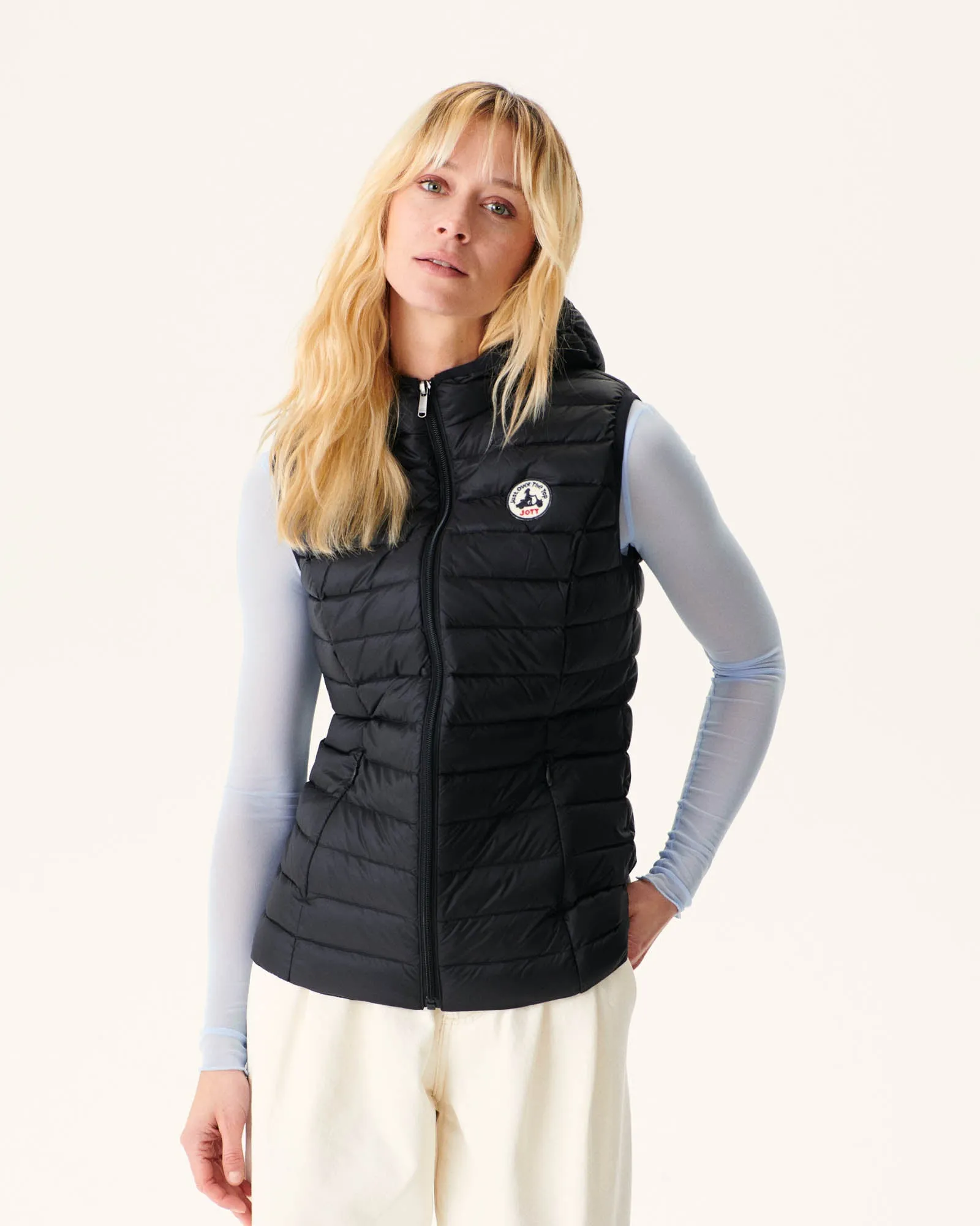 Light sleeveless down jacket Black Mali