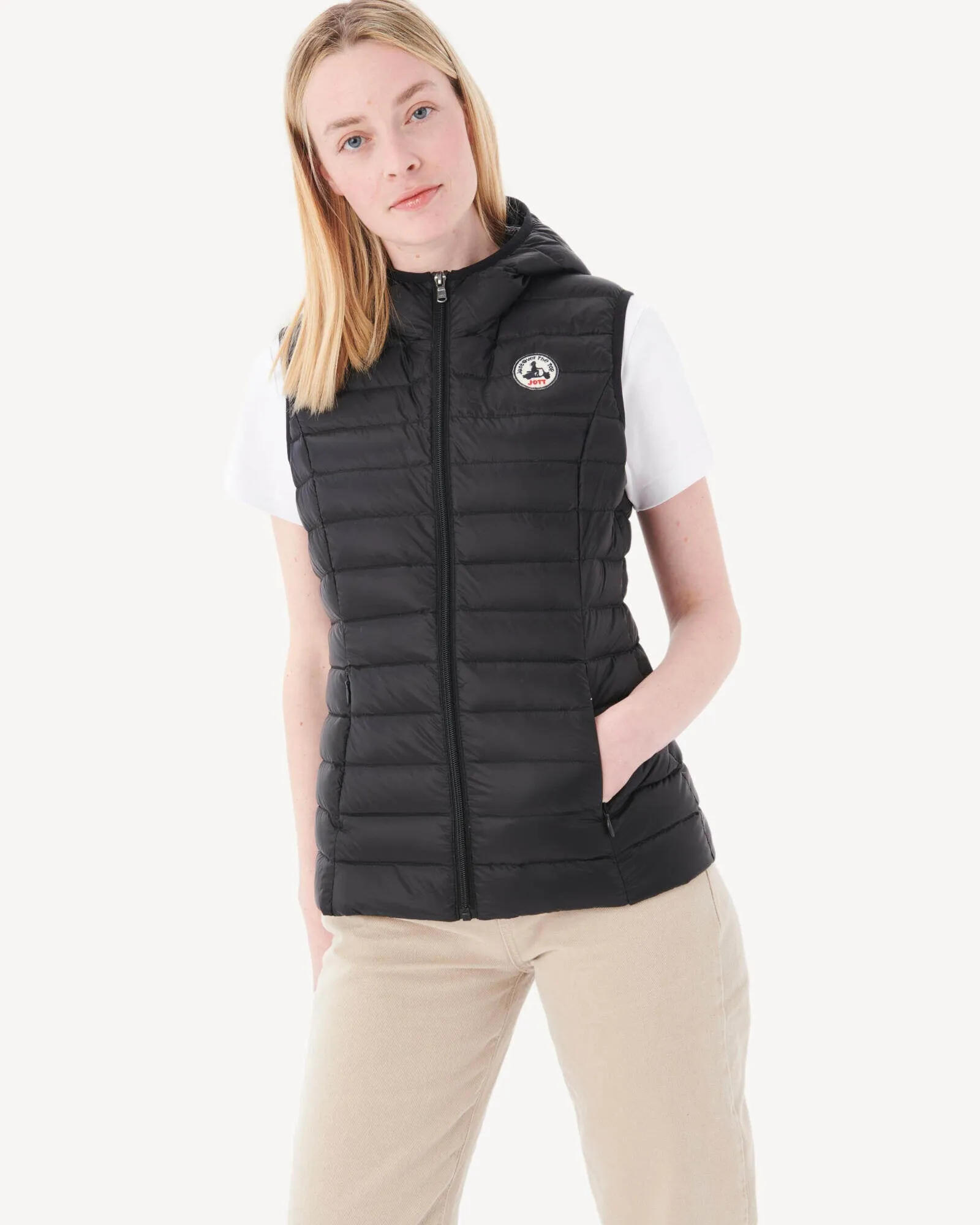 Light sleeveless down jacket Black Mali