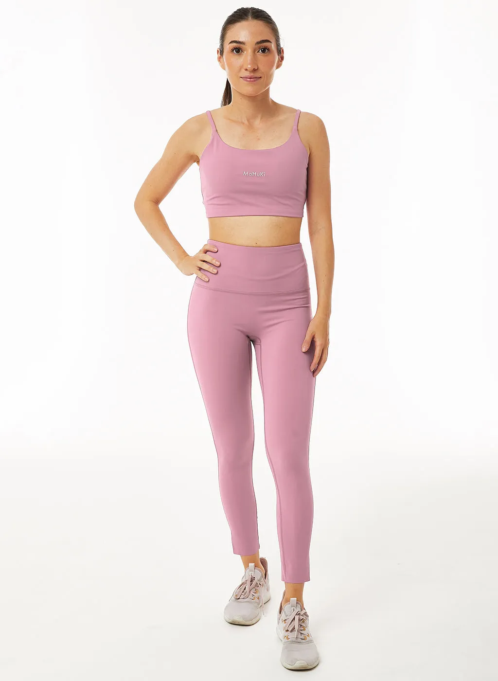 Lily High Waisted Legging - Pink