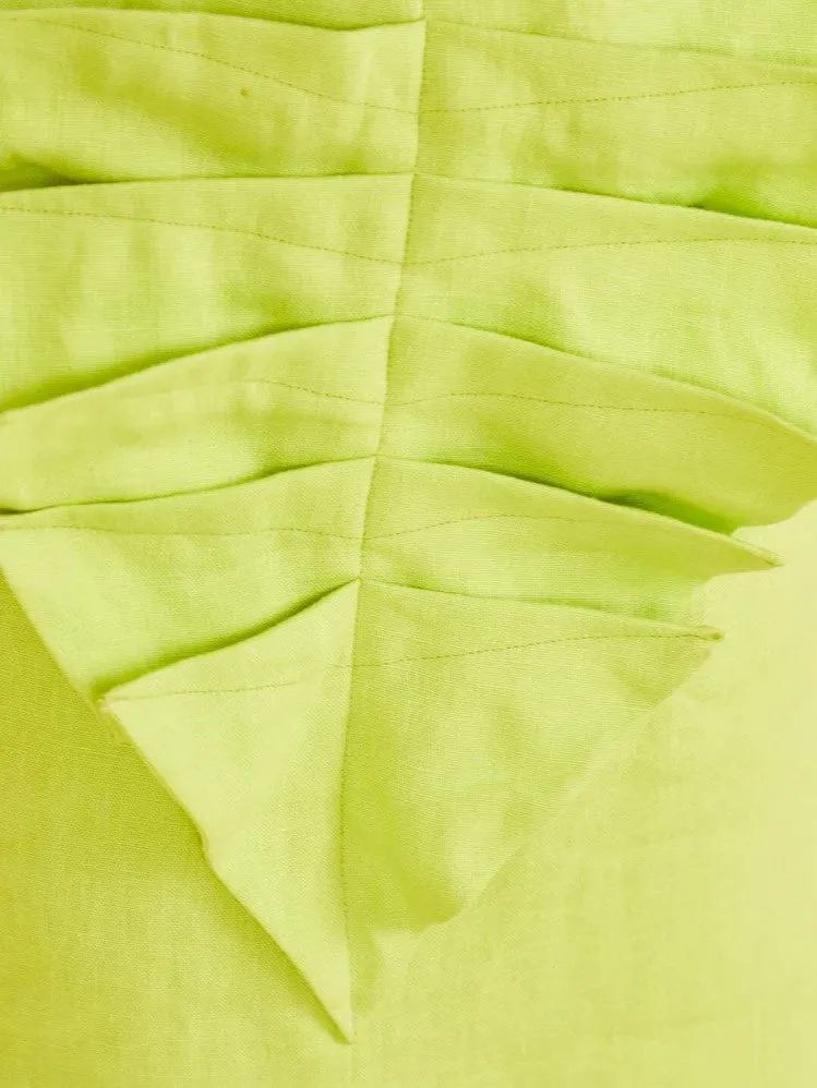 Lime Leaf Midi Skirt