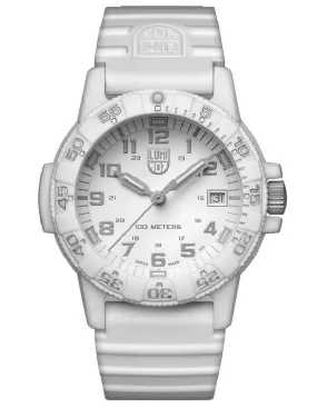 Luminox Midsize Leatherback Sea Turtle - White Out Case - Rubber Strap - 100m