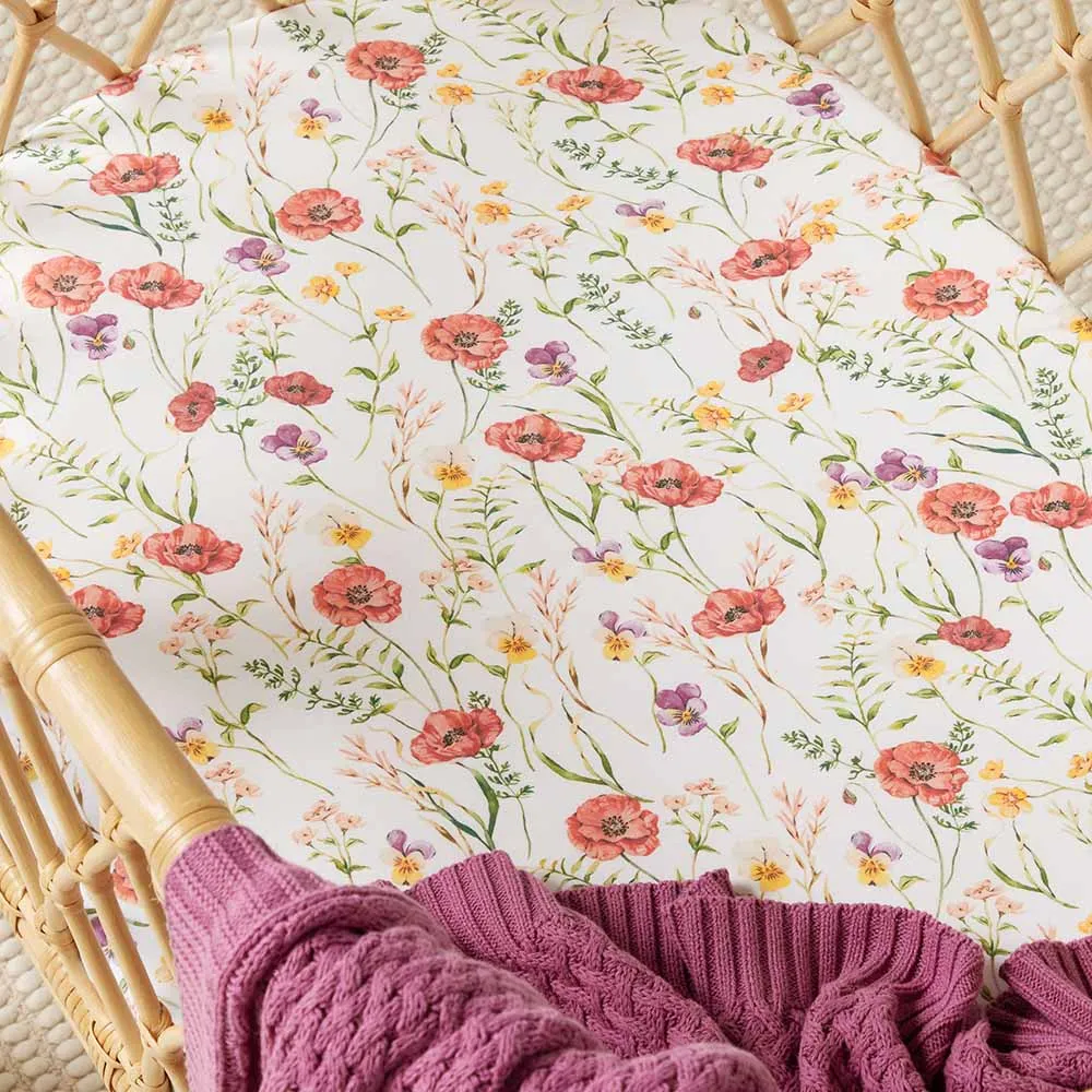 Meadow | Bassinet Sheet / Change Pad Cover