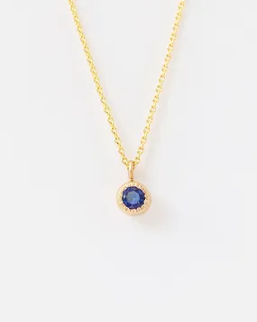 Melee Ball / Sapphire Pendant