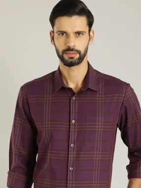 Men Checked Full Sleeve Cotton Shirt