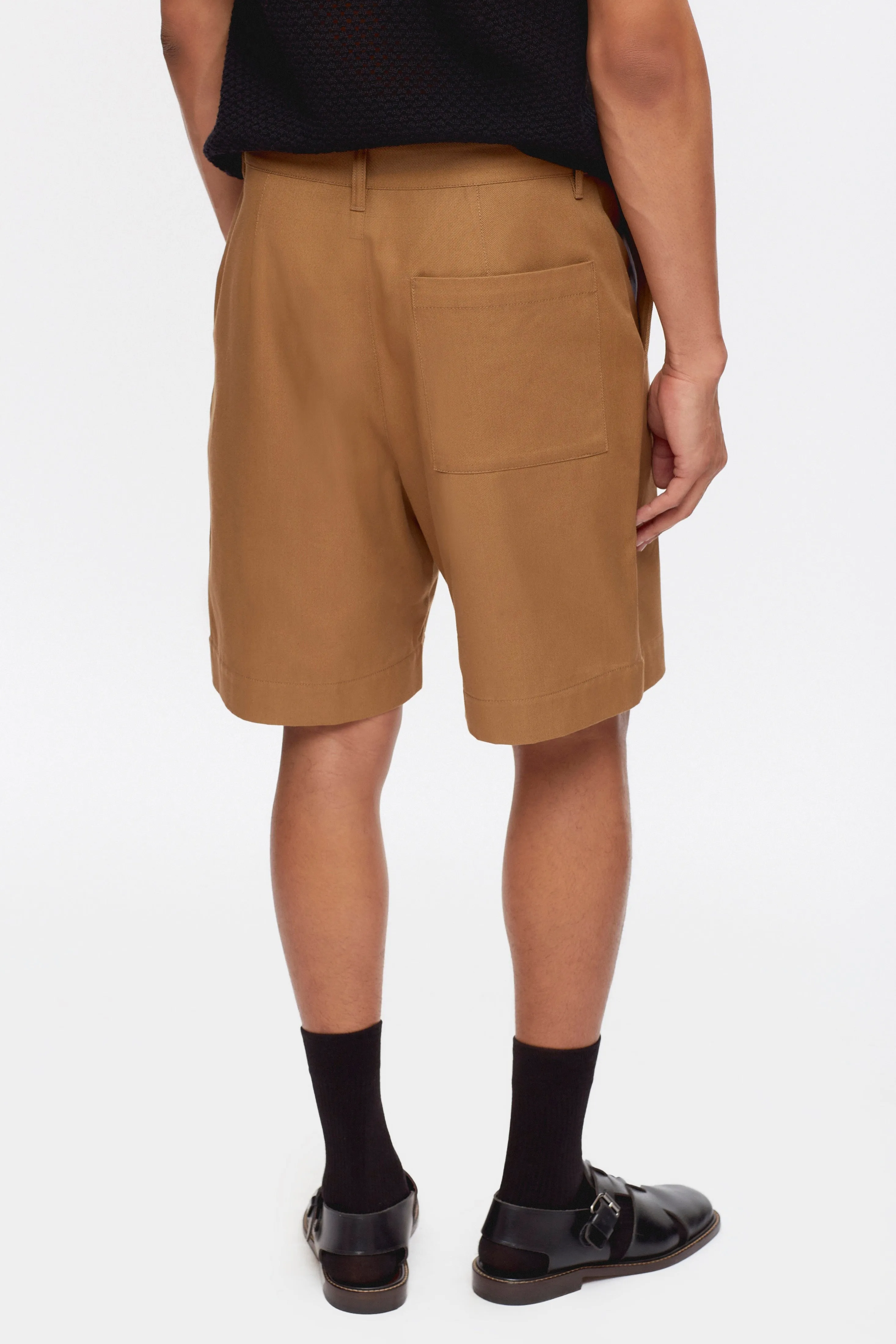 Men's Twill Shorts in British Khaki