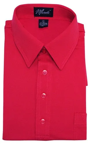 Merola Short Sleeve Pocket Polo Shirt - Red