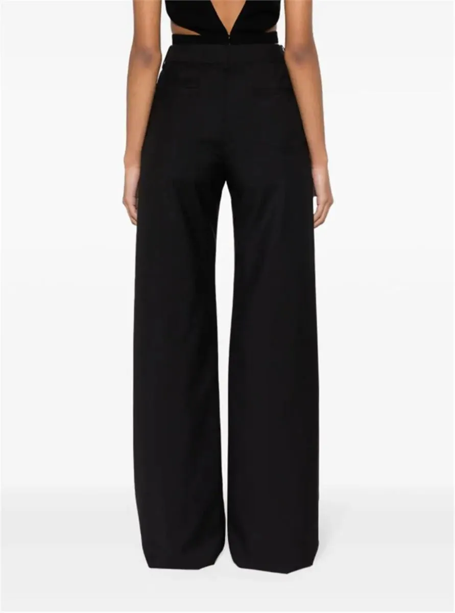 MID-RISE TAILORED TROUSERS