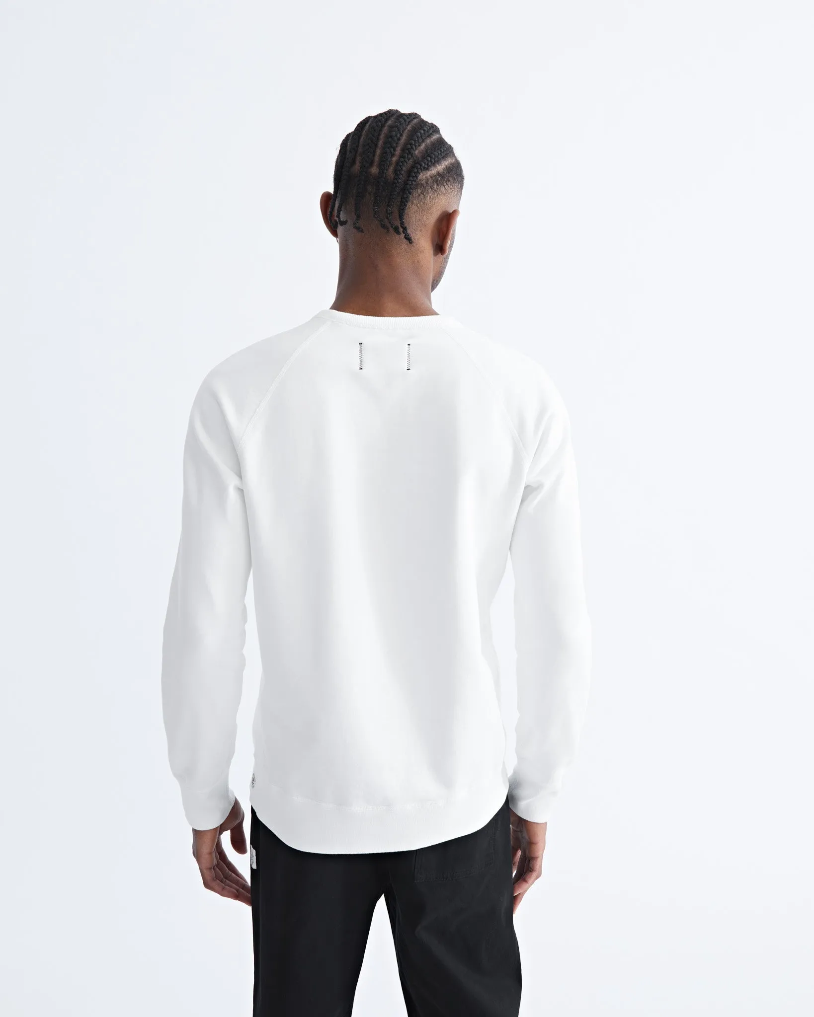 Midweight Terry Slim Crewneck