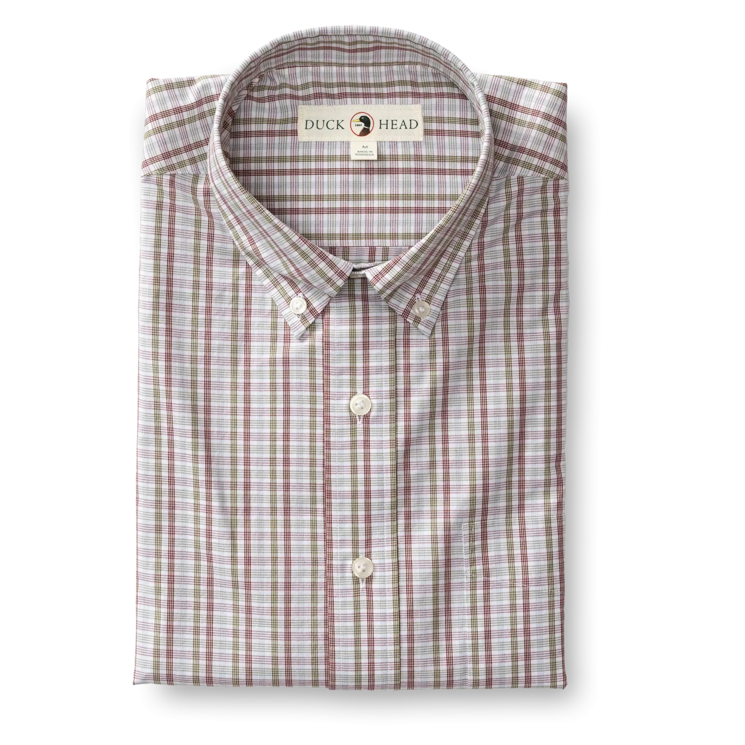 Mildren Plaid Cotton Poplin Sport Shirt