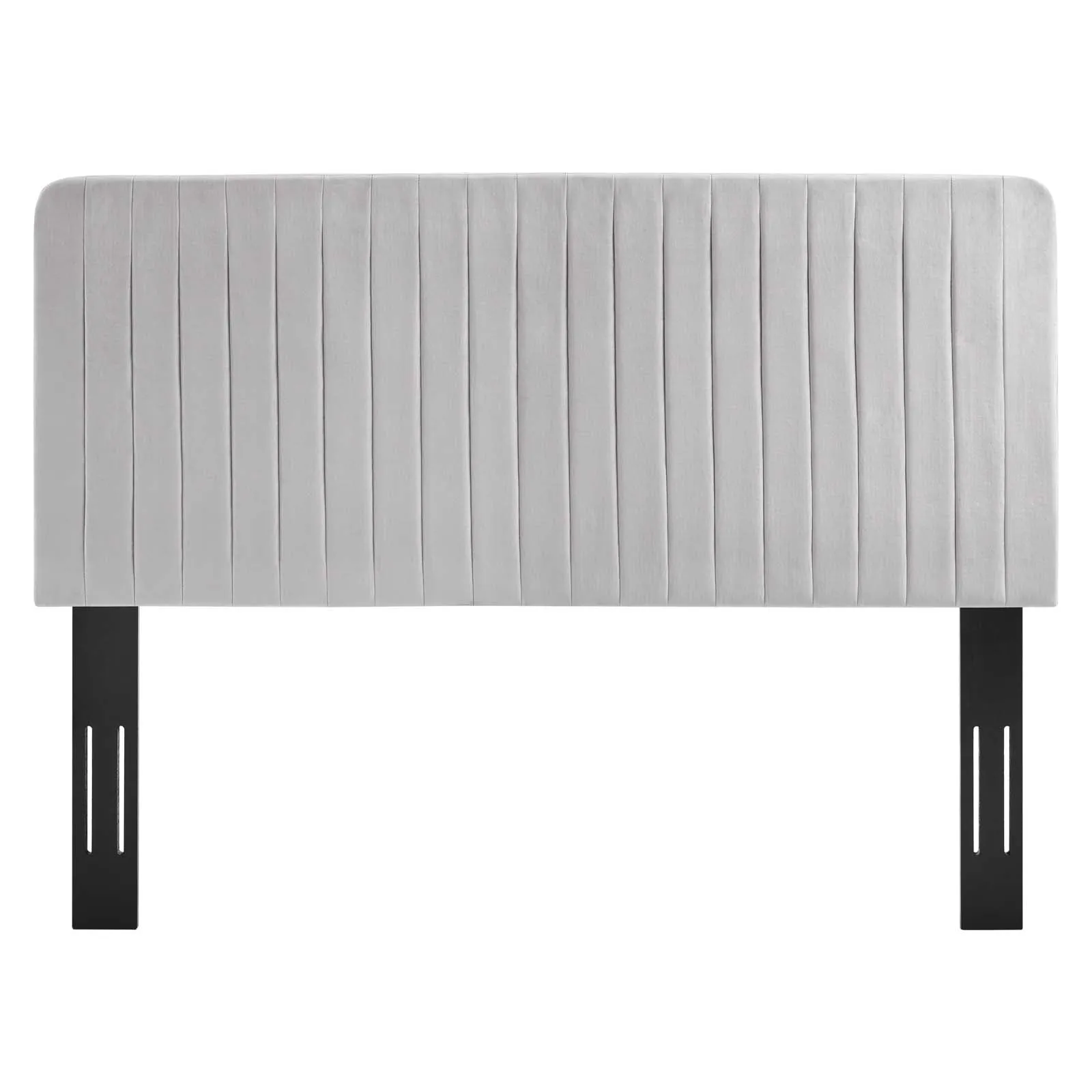 Milenna Channel Tufted Performance Velvet Headboard