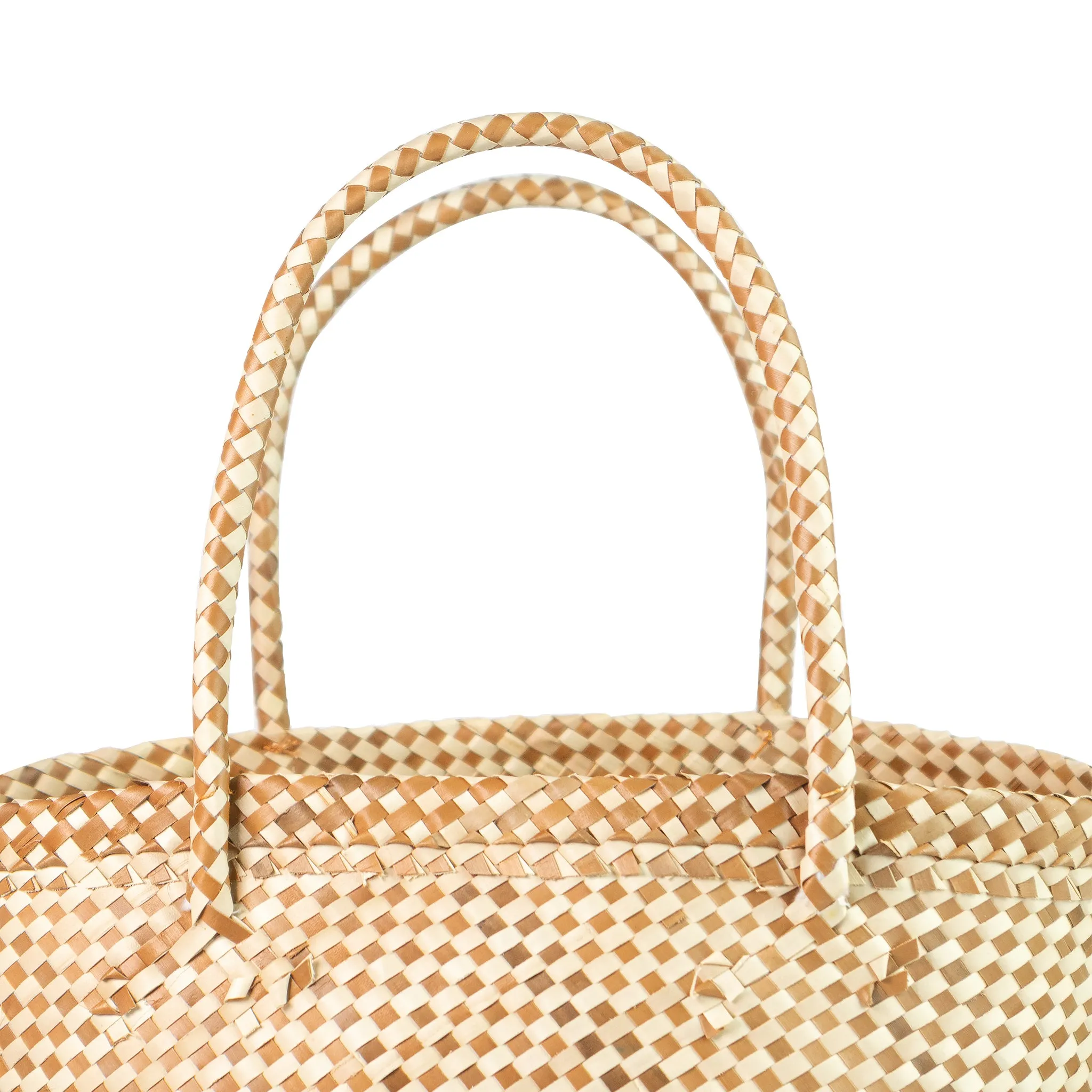 Mini French Market Basket Tote