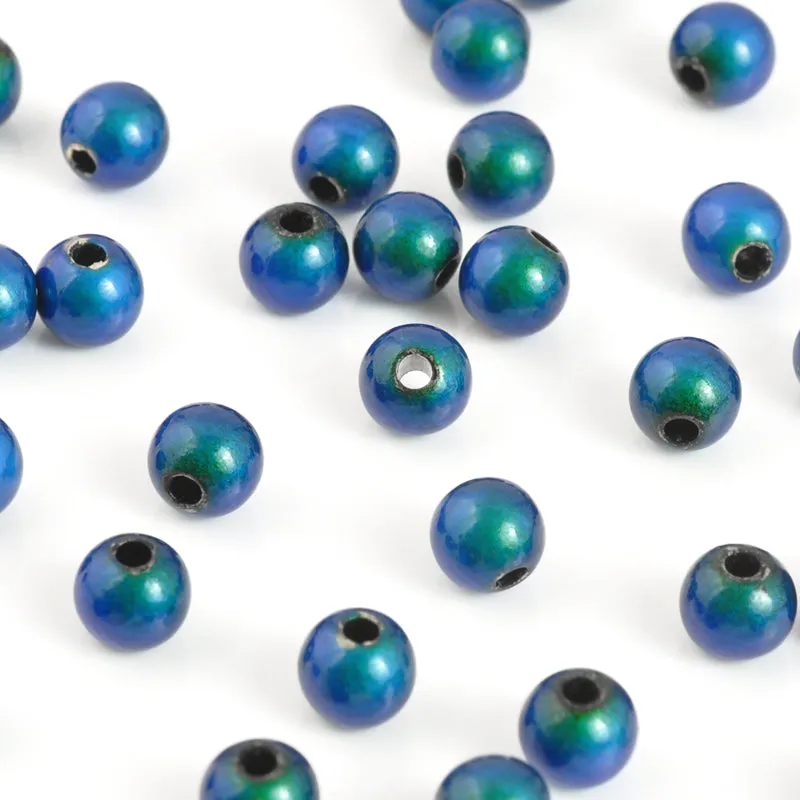 Mirage-4mm Round Beads-Color Changing-Quantity 1 Strand (41 Pieces)