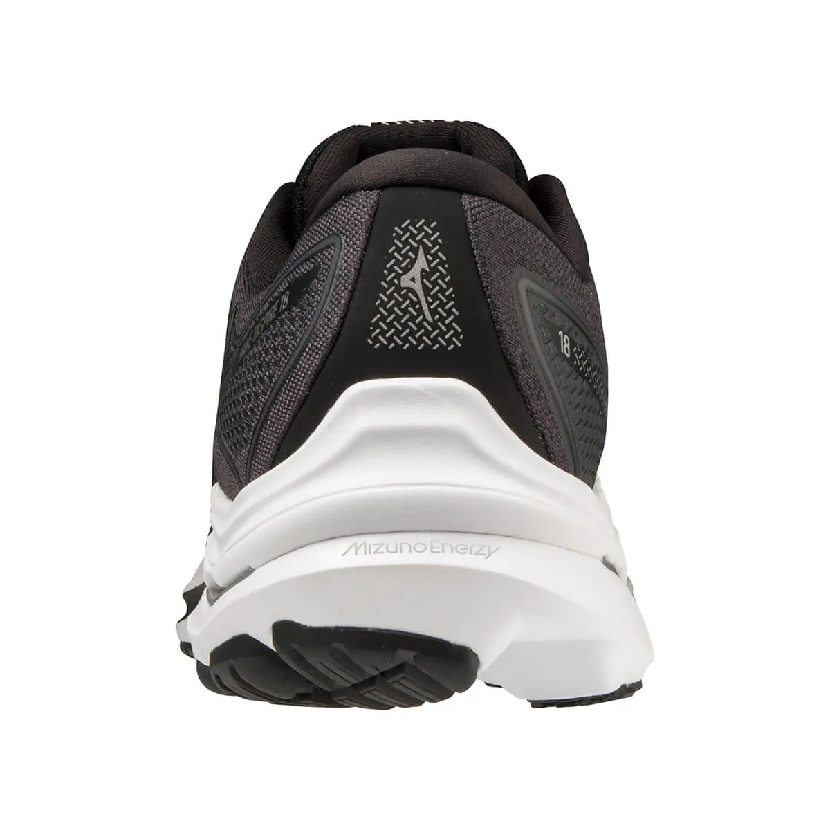 Mizuno Wave Inspire 18 Mens | Black/silver/ebony