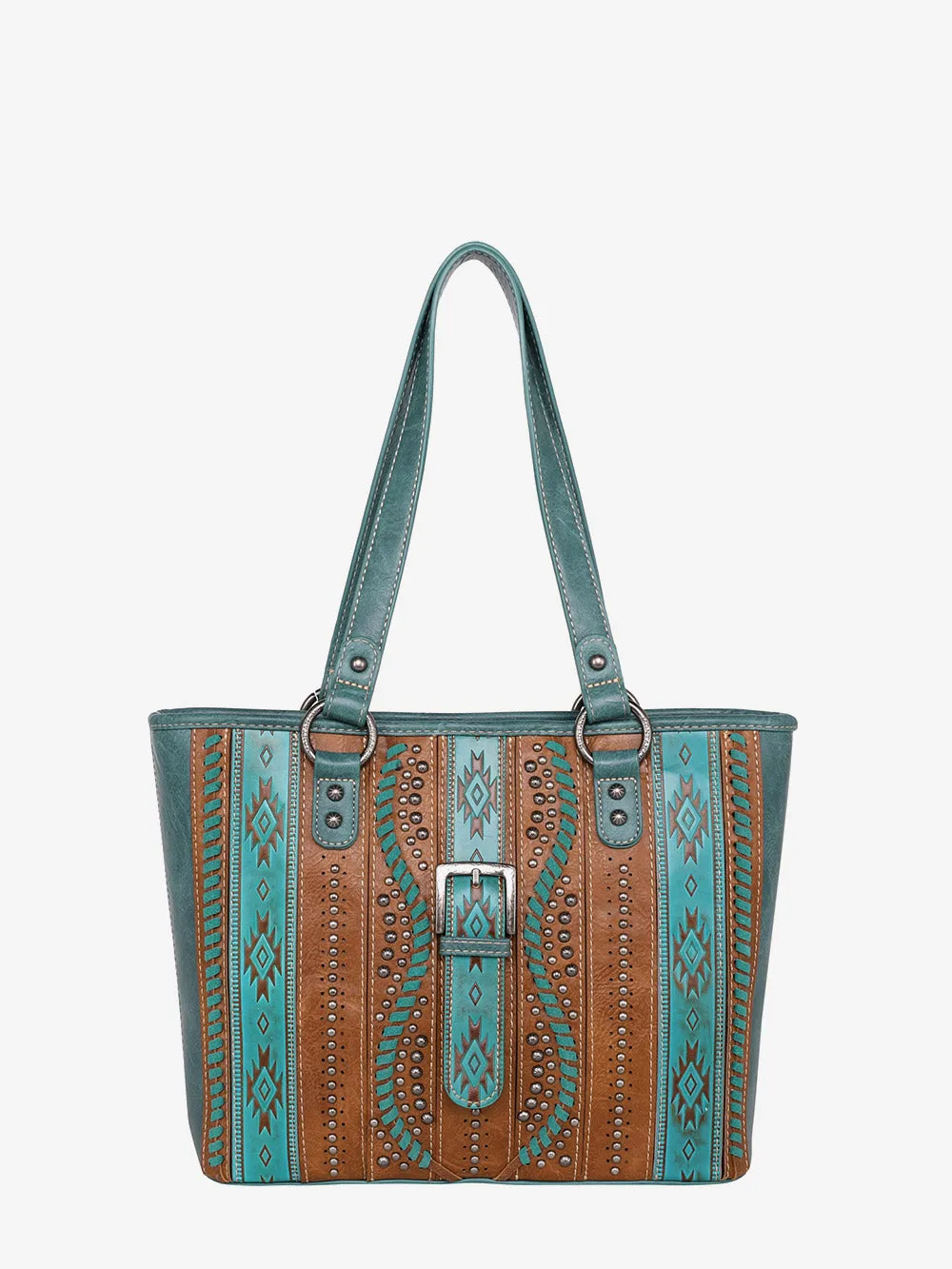 Montana West Aztec Buckle Concealed Carry Tote