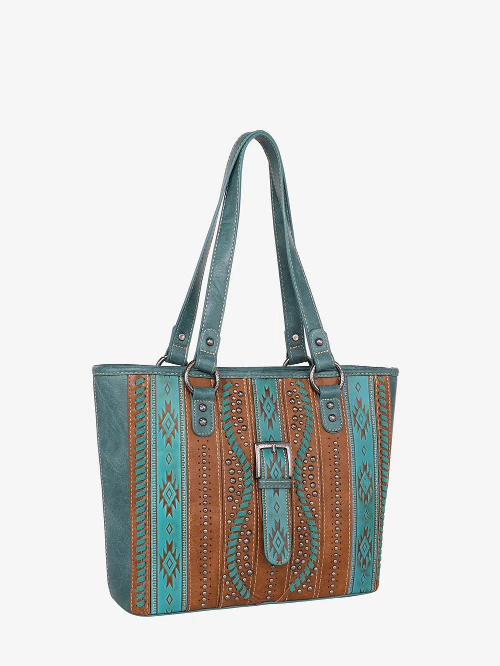 Montana West Aztec Buckle Concealed Carry Tote