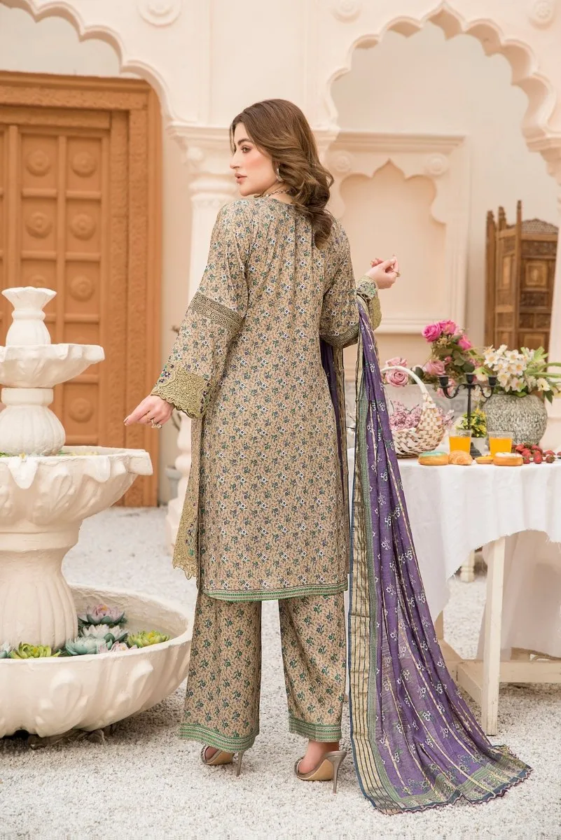 Munira Linen 3 Piece Suit MUN555