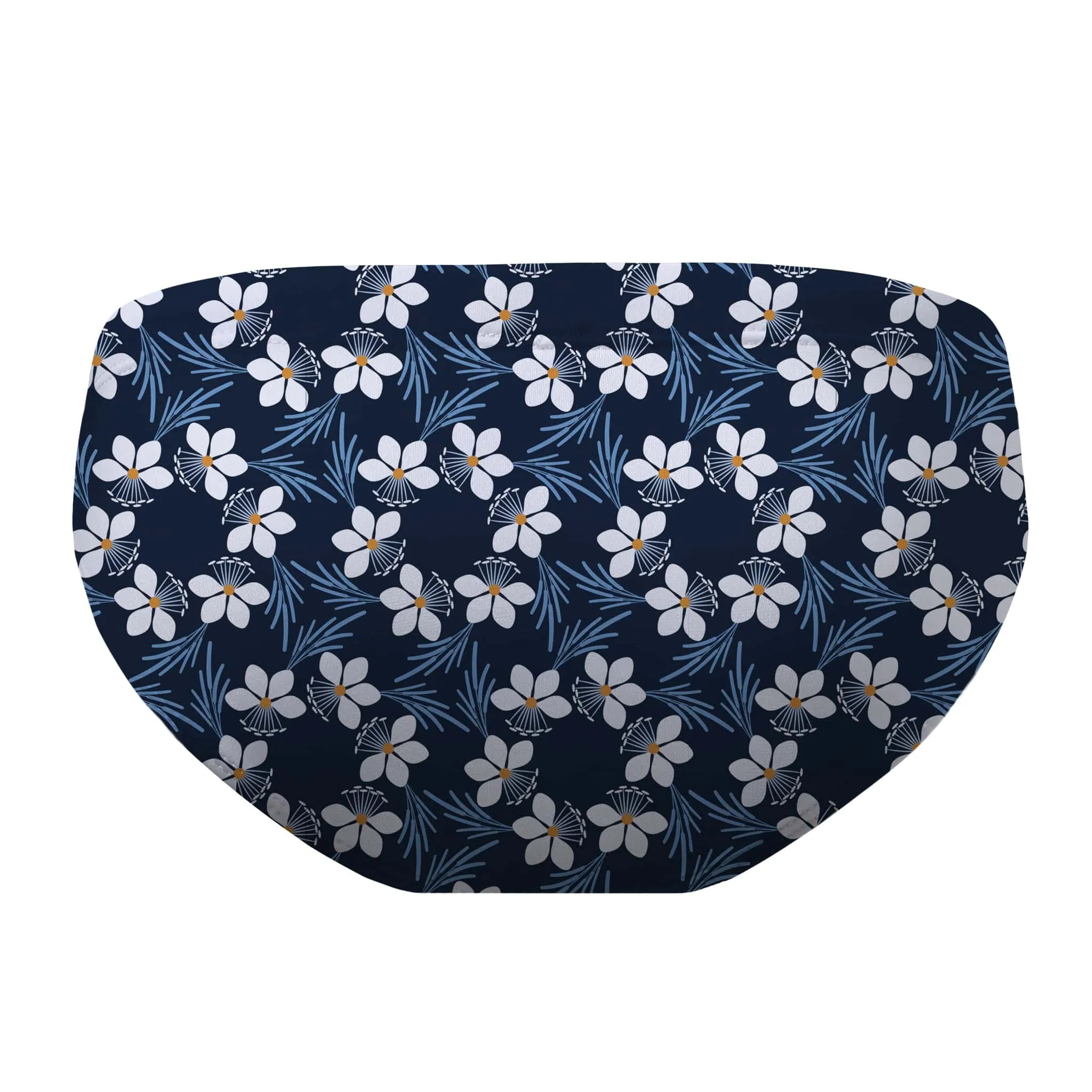 Navy Beeblossom Bikini Bottoms