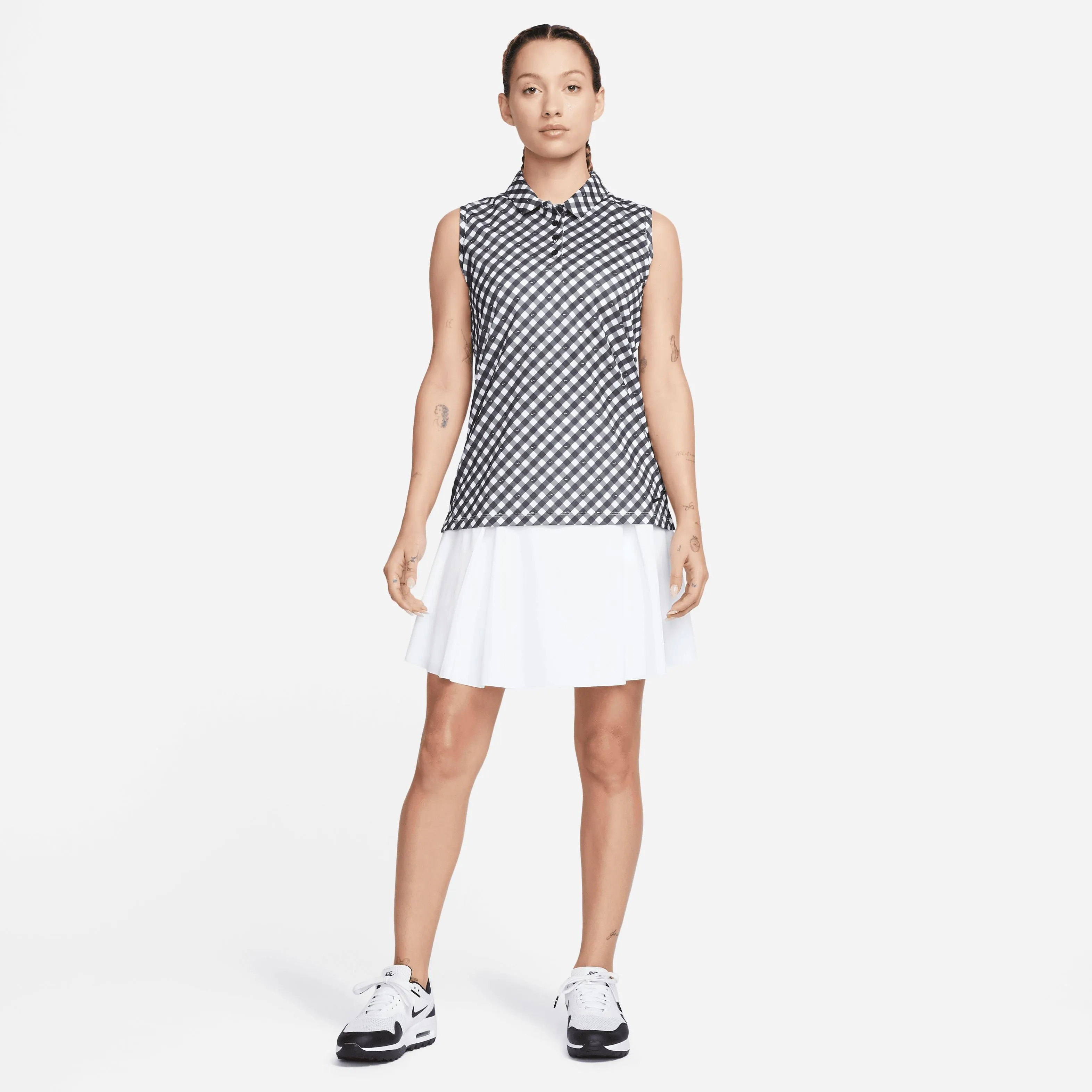 NIKE JUPE SHORT FEMME BLANC