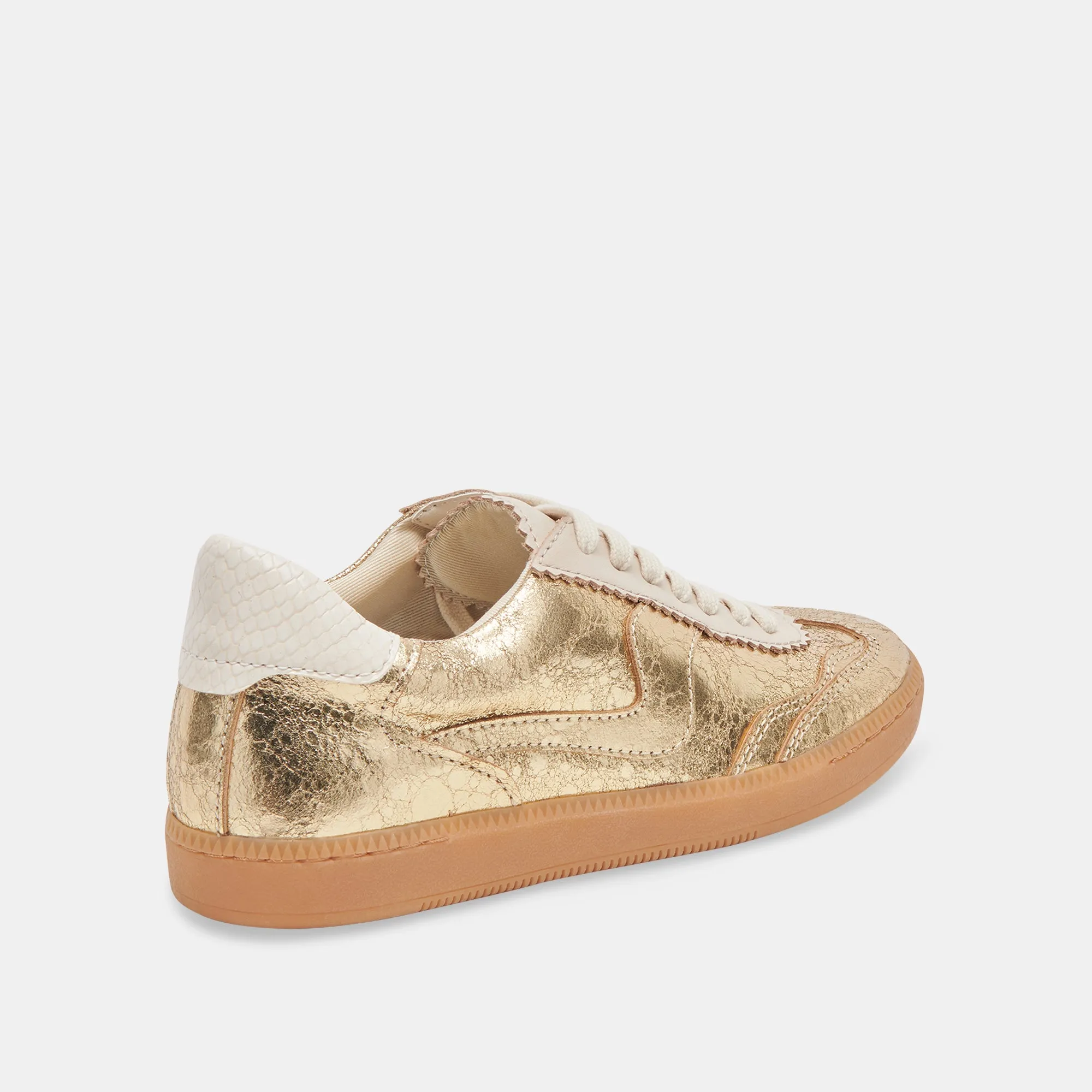 NOTICE SNEAKERS GOLD DISTRESSED LEATHER