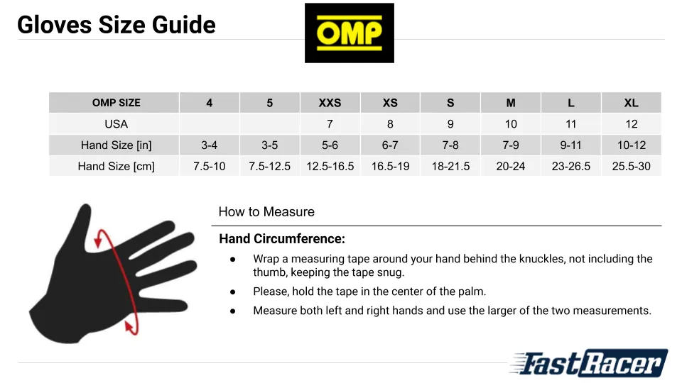 OMP KS-3 Karting Gloves