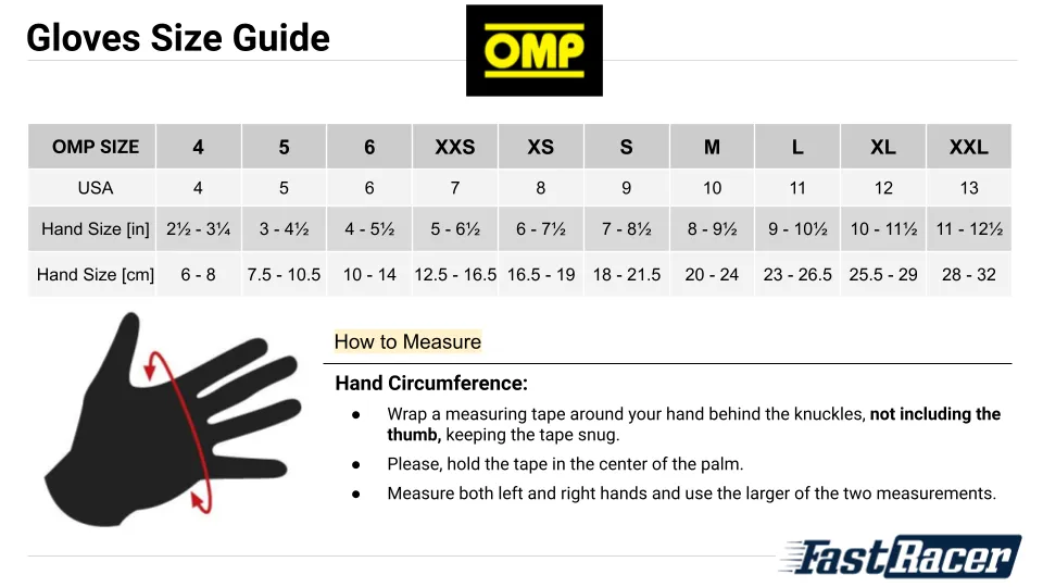 OMP ONE-S Racing Gloves