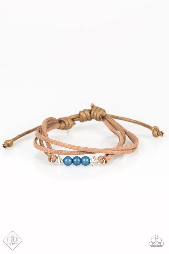 Paparazzi Always Up For Adventure - Blue Urban Bracelet