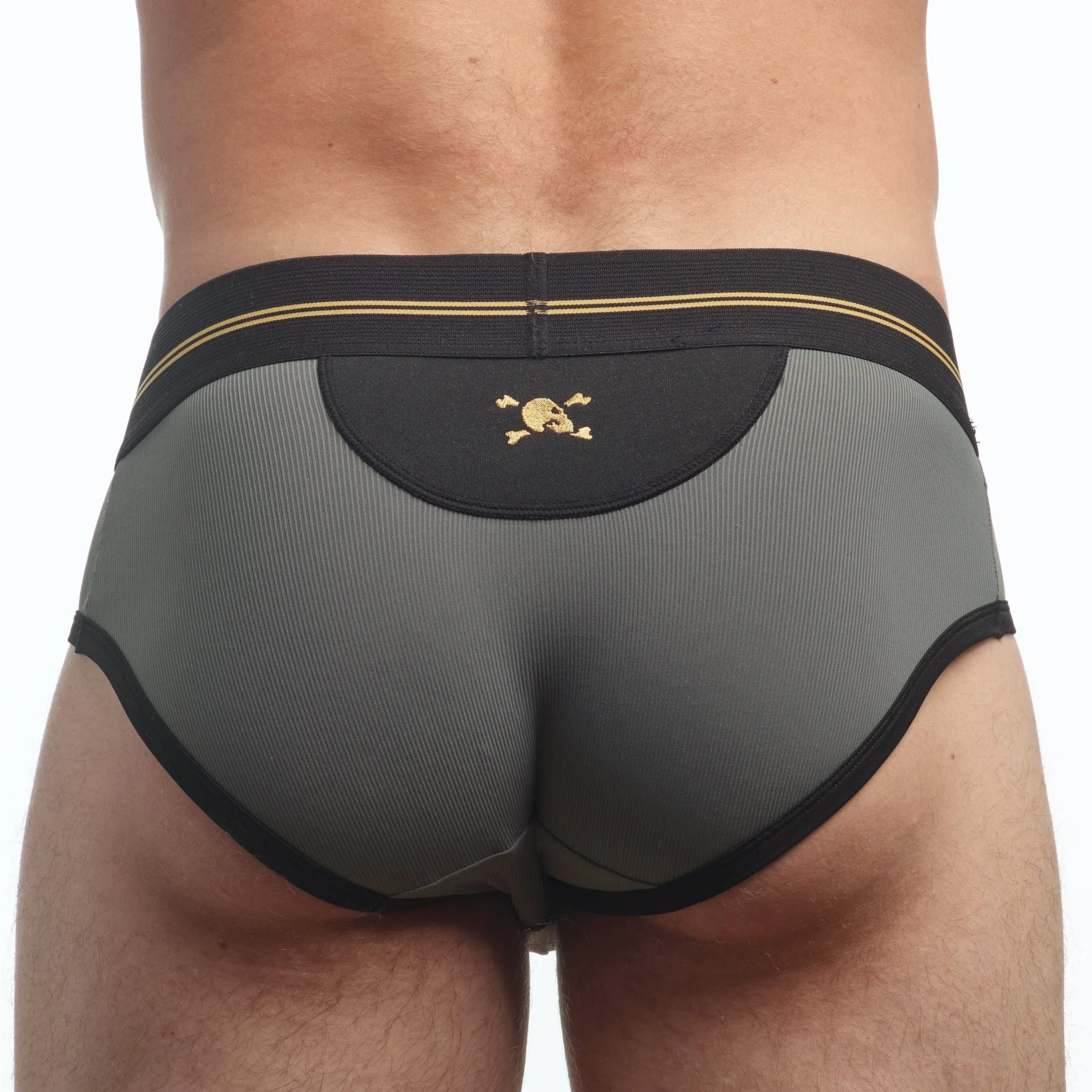 Performance Rib Sport Brief Grey