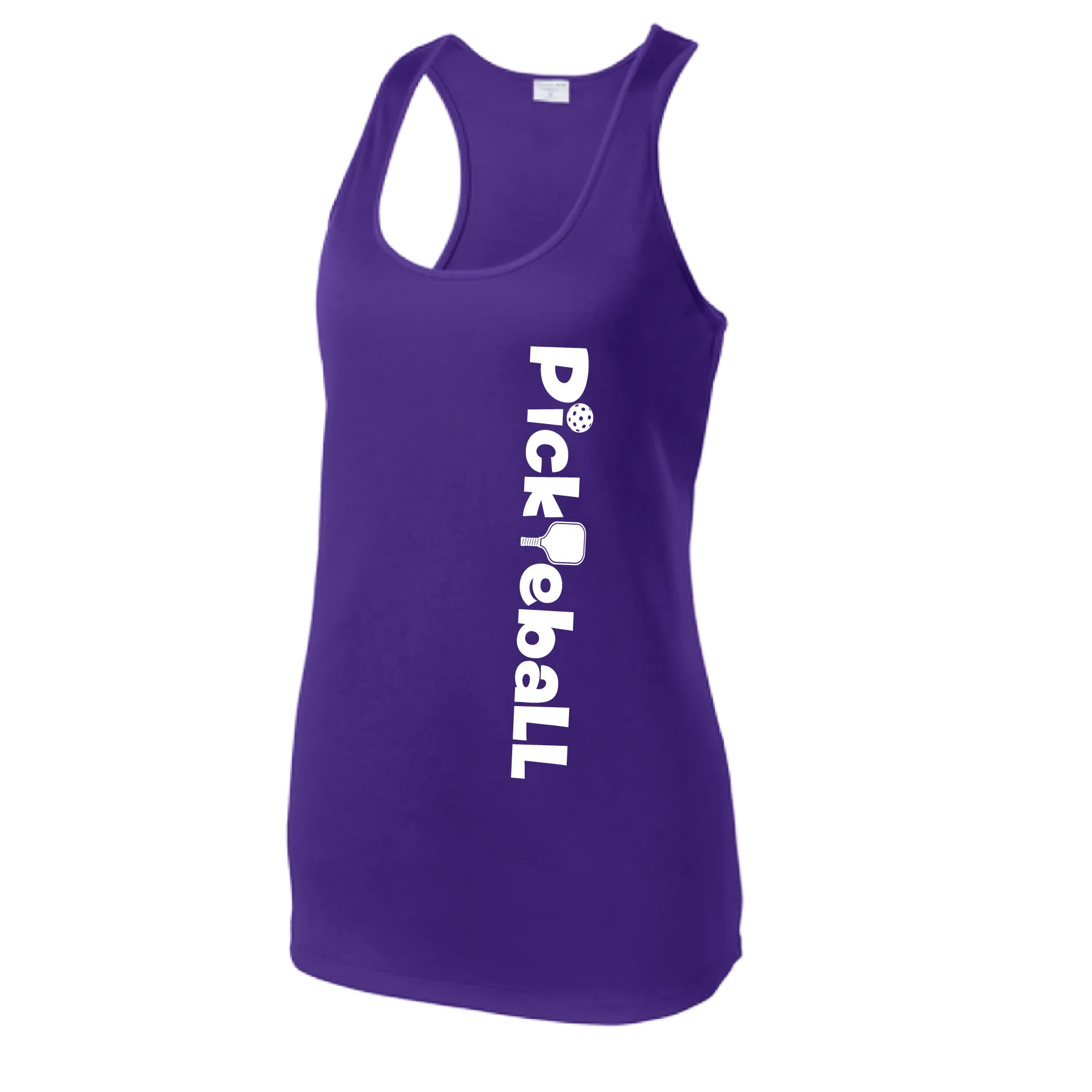 Pickleball Horizontal (Customizable) | Women’s Racerback Tank | 100% Polyester