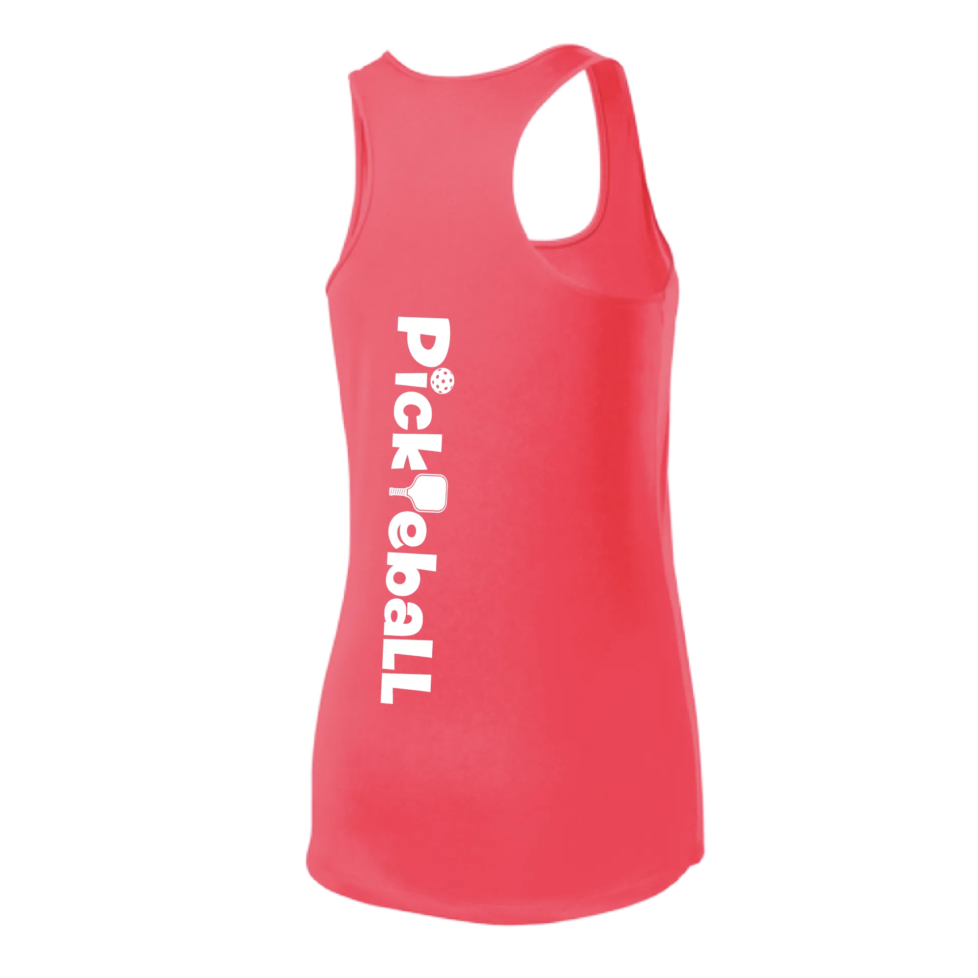 Pickleball Horizontal (Customizable) | Women’s Racerback Tank | 100% Polyester