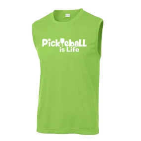 Pickleball Is Life | Men’s Sleeveless Athletic Shirts | 100% Polyester