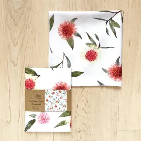 Pin Cushion Flowers Handkerchief