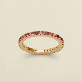 Pink Eternity Band Ring