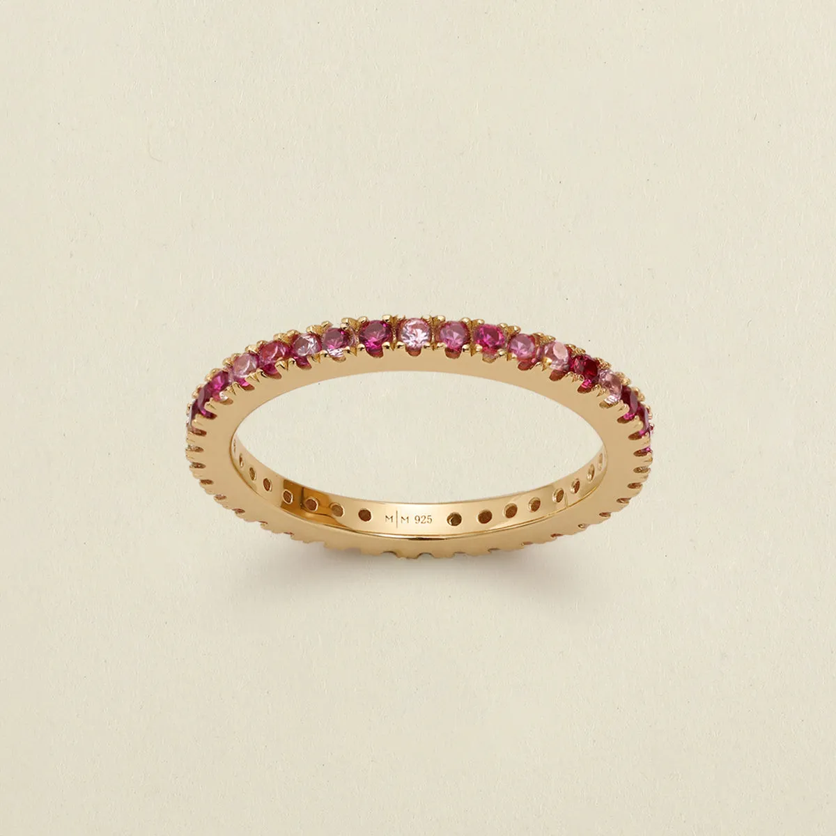 Pink Eternity Band Ring