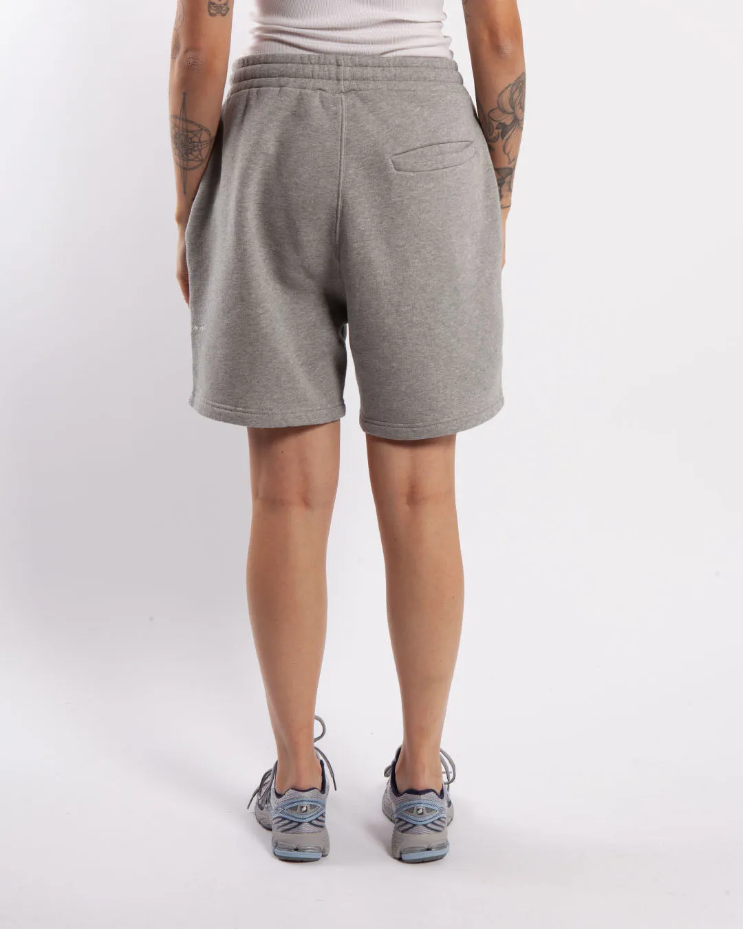 Pop Trading Company Training Jogger Short Grey Heather