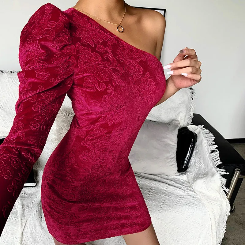 Puff Sleeve Party Dress