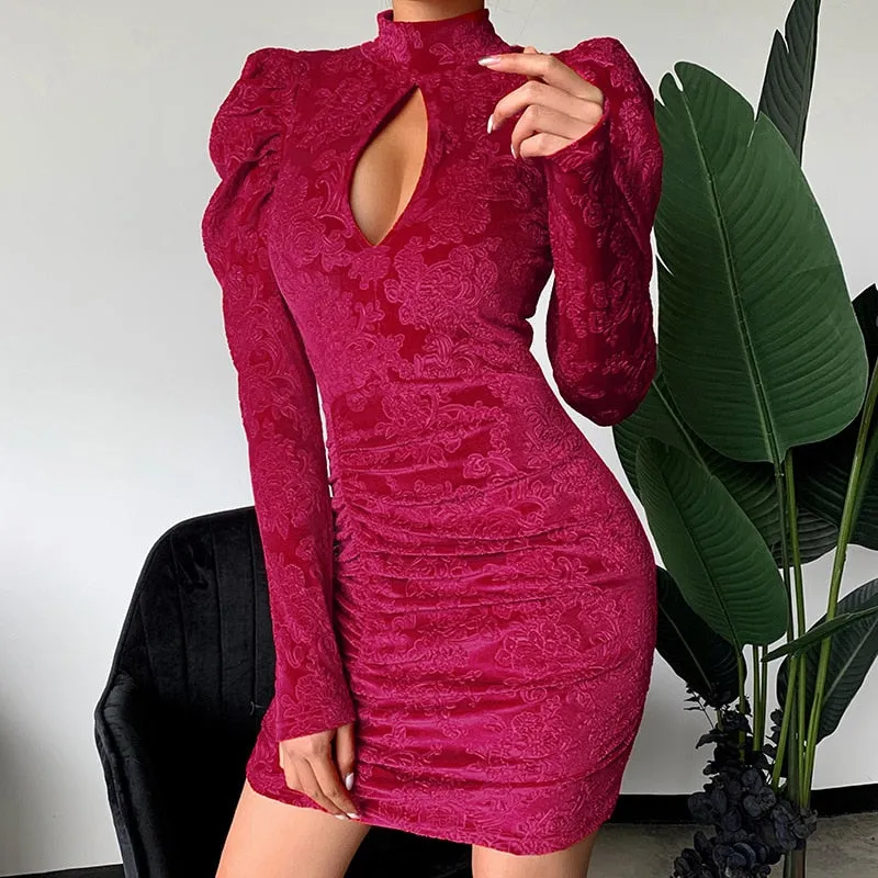 Puff Sleeve Party Dress