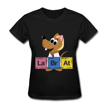 "Lab Rat Periodic Table" (blonde) - Women's T-Shirt