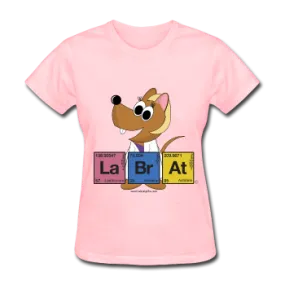 "Lab Rat Periodic Table" (blonde) - Women's T-Shirt