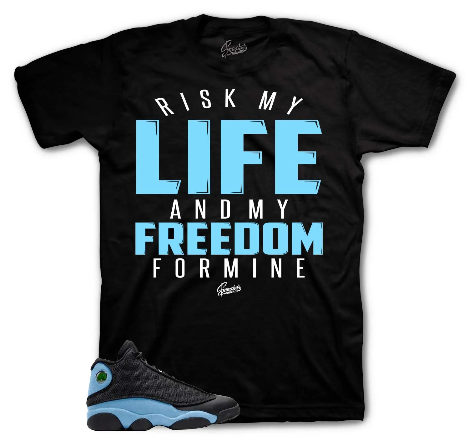 Retro 13 University Blue My Life Shirt