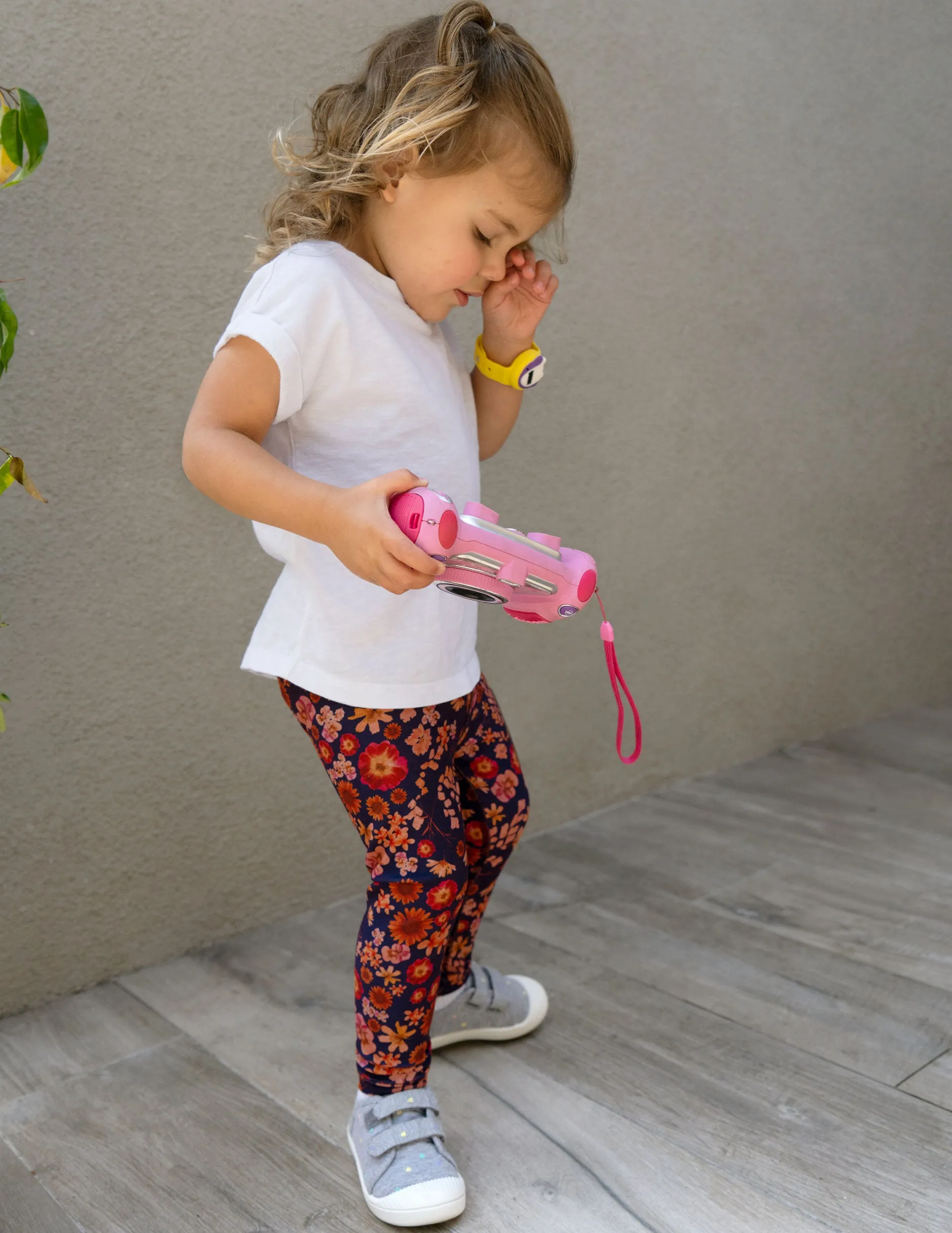 Retro Press Floral SoftMark Toddler Legging