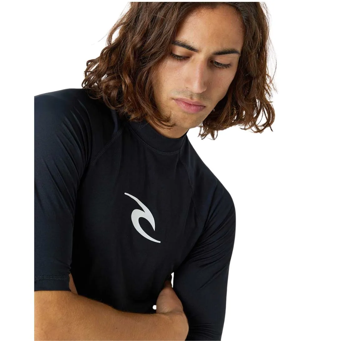 Rip Curl Mens Waves Short Sleeved Rash Vest