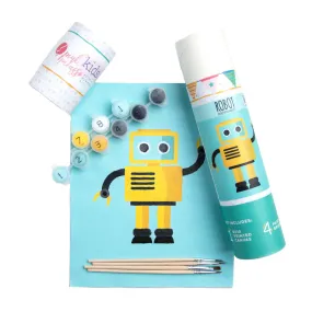 Robot Paint-by-Numbers by Pink Picasso Kits