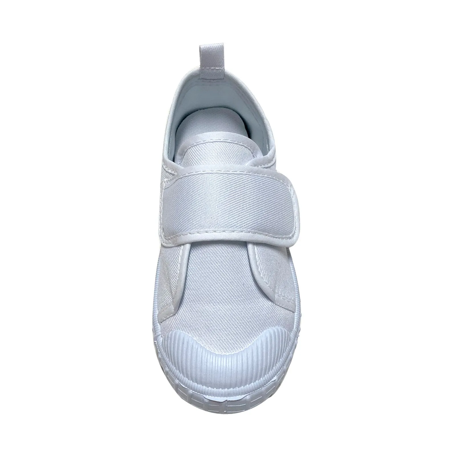 S185 Simple White School Shoes