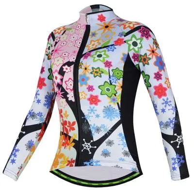 Sakura Long Sleeve Cycling Jersey Set