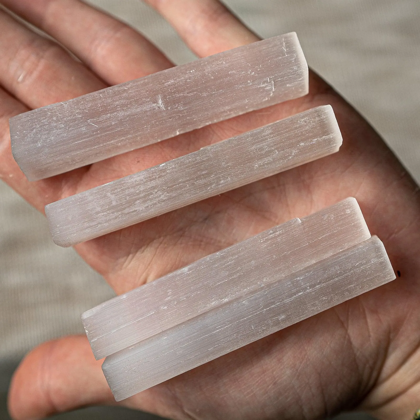 Selenite Sticklets ~ Great for Grid Work and Energy Cleansing!