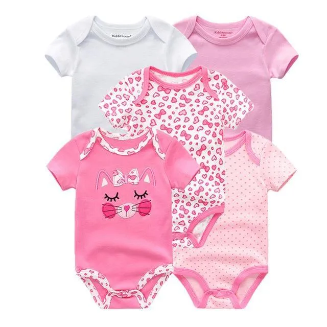 Short Sleeve Cotton baby rompers set