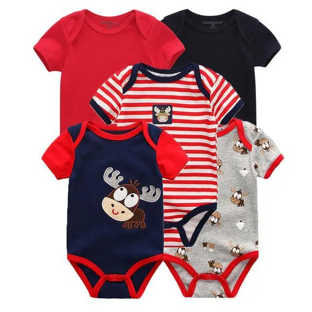 Short Sleeve Cotton baby rompers set