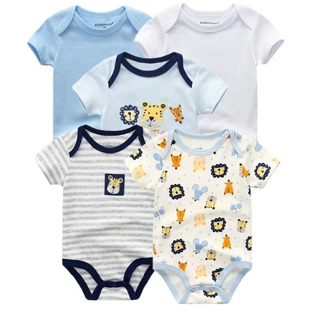 Short Sleeve Cotton baby rompers set