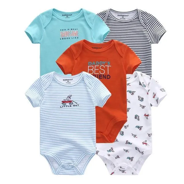 Short Sleeve Cotton baby rompers set